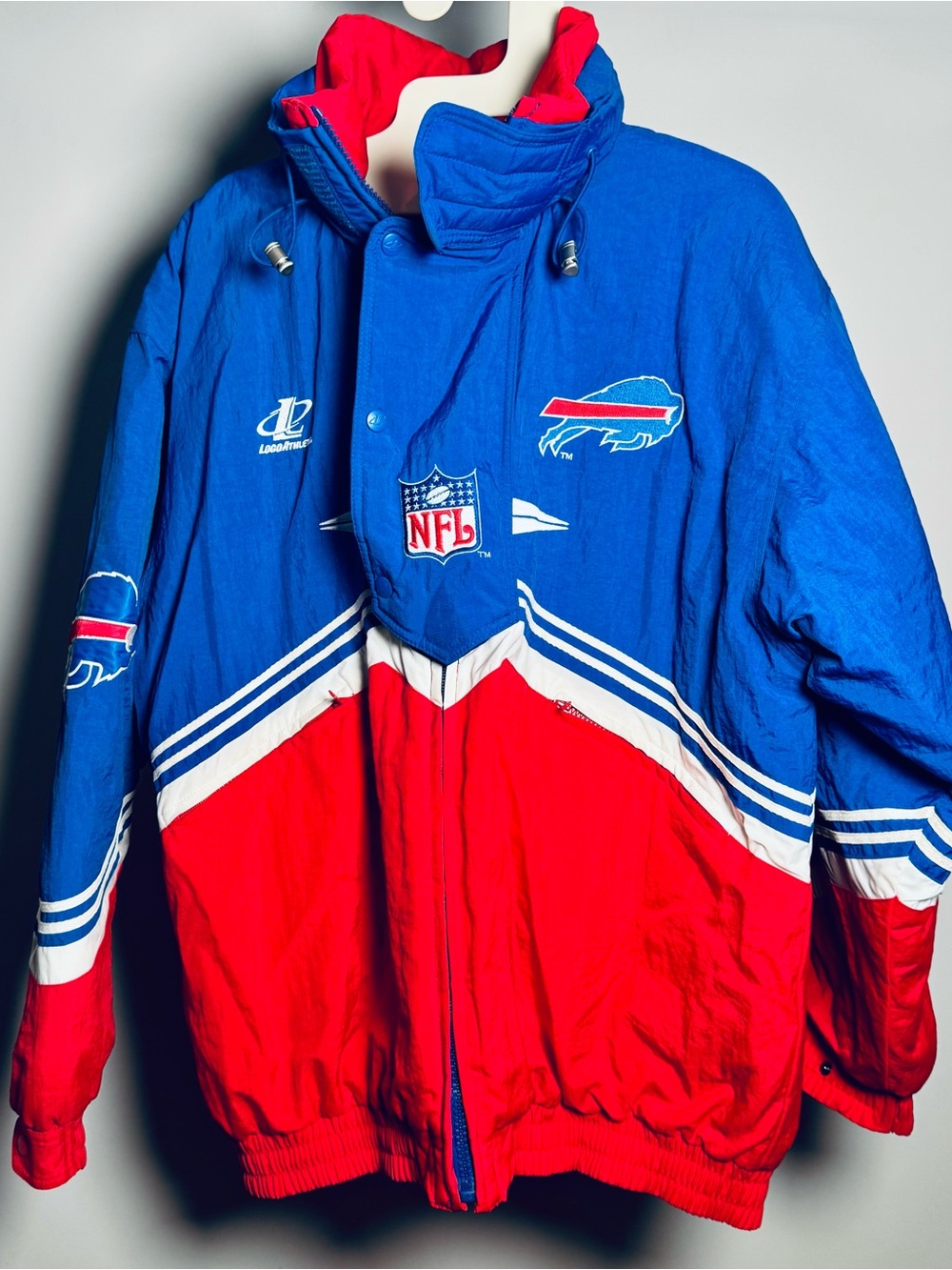 Buffalo Bills NFL Blue & Red Men’s Puffer Jacket